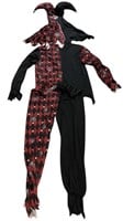 Sinister Jester Costume Halloween Adult Size