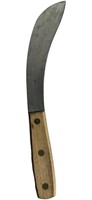 Vintage Mandeville Hickory Curved Butcher Knife