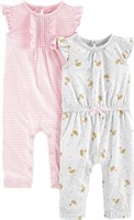 Simple Joys by Carter's Baby Girls' 2-Pack Jumpsui