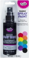 Tulip 26568 Fabric Spray Paint, Asphalt