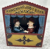 Cast Punch & Judy Mechanical Money Bank