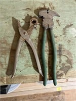 Leather punch & wire cutter