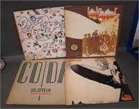Lot of Four Led Zepplin Albums
