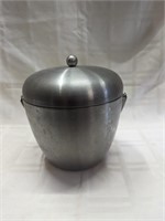 Mid-century ice bucket stainless steel