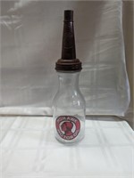 Mohawk Motor Oil 1 quart glass bottle