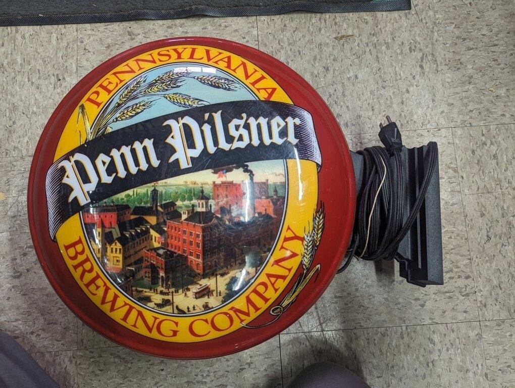 Penn Pilsner Brewing Company poly sign