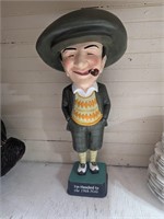 Golf figure statue ceramic 18"