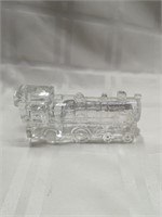 Train candy container Jeanette Pa glass