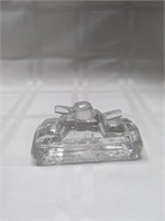 US tank candy container Jeanette Pa glass