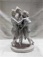 The Three Graces Statue bisque