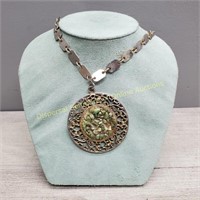 Stones in Pendant Necklace