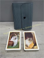 Cat Double Deck Playing Cards