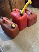 3 SMALL GAS CANS