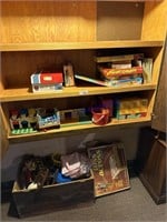 CONTENTS CABINET- KIDS TOYS, BOOKS BOARD GAMES