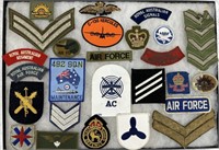 26 Embroidered Mainly Regimental Cloth Patches