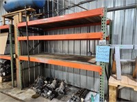 PALLET RACKING 8'W 42"D 7'H RUSTY LEGS