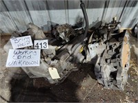 2 TRANSMISSIONS & TRANSFER CASE? COND/FIT UNKNOWN