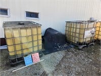 2 WASTE OIL CONTAINERS