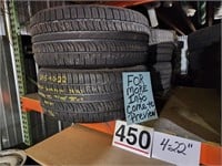 4 USED TIRES - SEE PICS