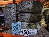 4 USED TIRES