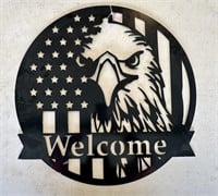 WELCOME Heavy Metal USA + EAGLE Sign