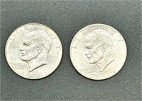 1776-1976 + 1978-D Eisenhower Dollar