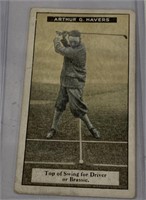 Arthur G. Havers   1925 Imperial Tobacco  card