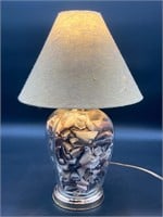 Crab Claw Filled Glass Lamp