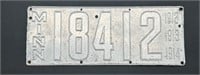 Minnesota license plates (1912,13,14)