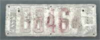 Minnesota license plates (1915,16,17)