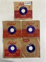 Vinyl records - 45's (Capitol)