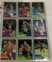 36- 1981 Basketball cards