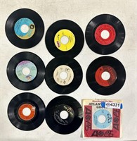 Vinyl records - 45's ( Roy Orbison, The Young