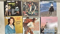 Vinyl records - 33's (Loretta Lynn, The Oak Rudge
