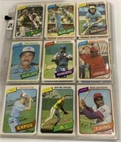 90 - 1980’s  OPEE CHEE Baseball cards