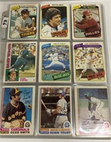 90-1980’s Baseball  OPEE CHEE cards