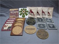 Lot of Assorted Vintage Coasters