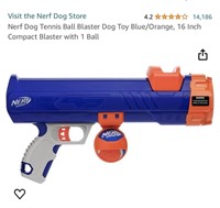 Dog Nerf tennis ball shooter