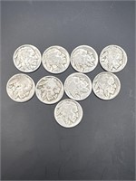 (7) Buffalo Nickels