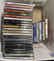 CDs and cassettes (Tom Hall, John Berry, John