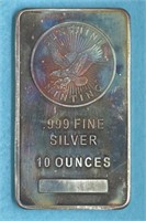 10ozt Silver .999 Sunshine Mint Bar