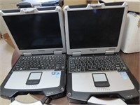 (2)Panasonic Toughbook computers. Untested.