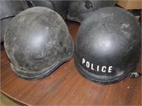 (2)Ballistic police helmets.