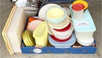 Large group of Tupperware --some vintage