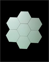 Hexagon Light Grey Matte Ceramic Tile- apx 700sqft