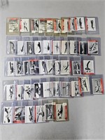 Lot of Vintage 1956 Topps Jets Trading Cards in T-