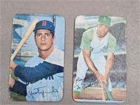 Carl Yaz & Reggie Jackson 1970 Topps Super Blank -