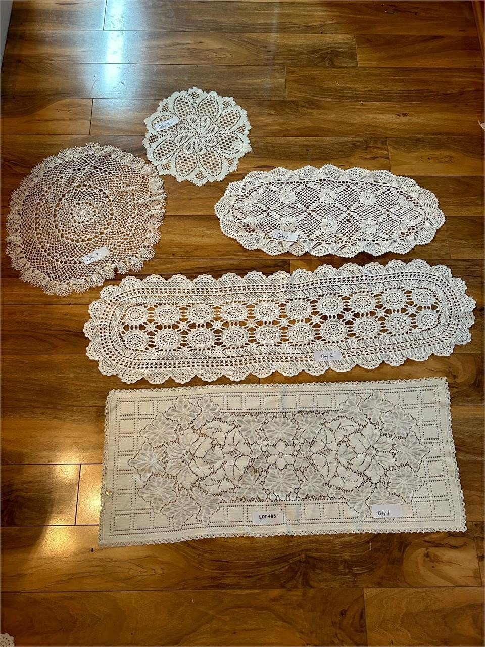 Assorted Doilies - 7 Total