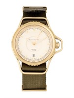 Gold-tone Givenchy Seventeen Nato Strap Watch 40mm