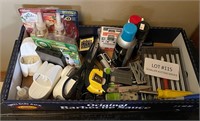 Flat of hand tools, lighters, air fresh, etc.